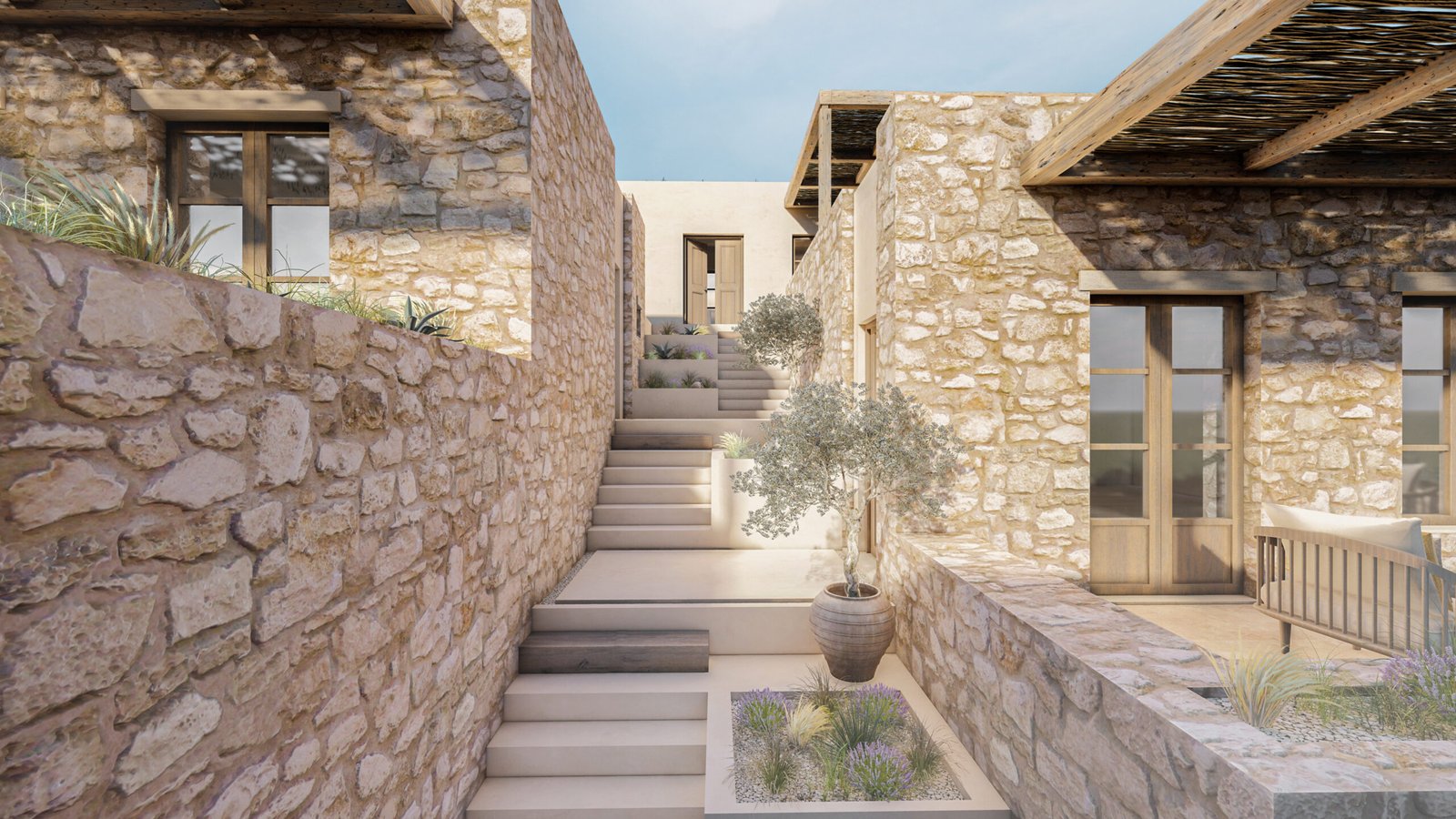 Exterior entrance image - architecture studio Maneo
